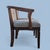 Pair of Vintage Curved Wood and Upholstered Barrel Armchairs For Sale - Image 10 of 14