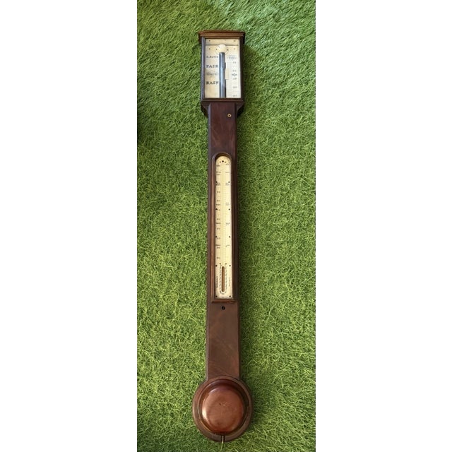 Early 19th Century English Stick Barometer by C. Davis of Leeds For Sale - Image 4 of 10