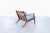 Danish Modern Walnut Lounge Chairs After Ib Kofod Larsen For Sale - Image 11 of 12