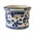 Chinoiserie Chinese Blue & White Chinoiserie Rectangular Footbath Jardinière Cachepot For Sale - Image 3 of 8
