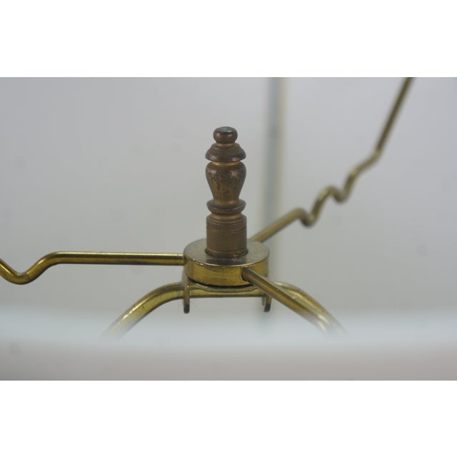 Wood 1950s Frederick Cooper Mid Century Oak Clover Table Floor Lamp Stand 42" For Sale - Image 7 of 16