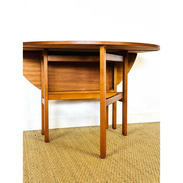 Scandinavian Folding Teak Dining Table, 1960s For Sale - Image 15 of 17
