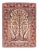 Antique Ivory Field Isfahan Persian Area Rug For Sale