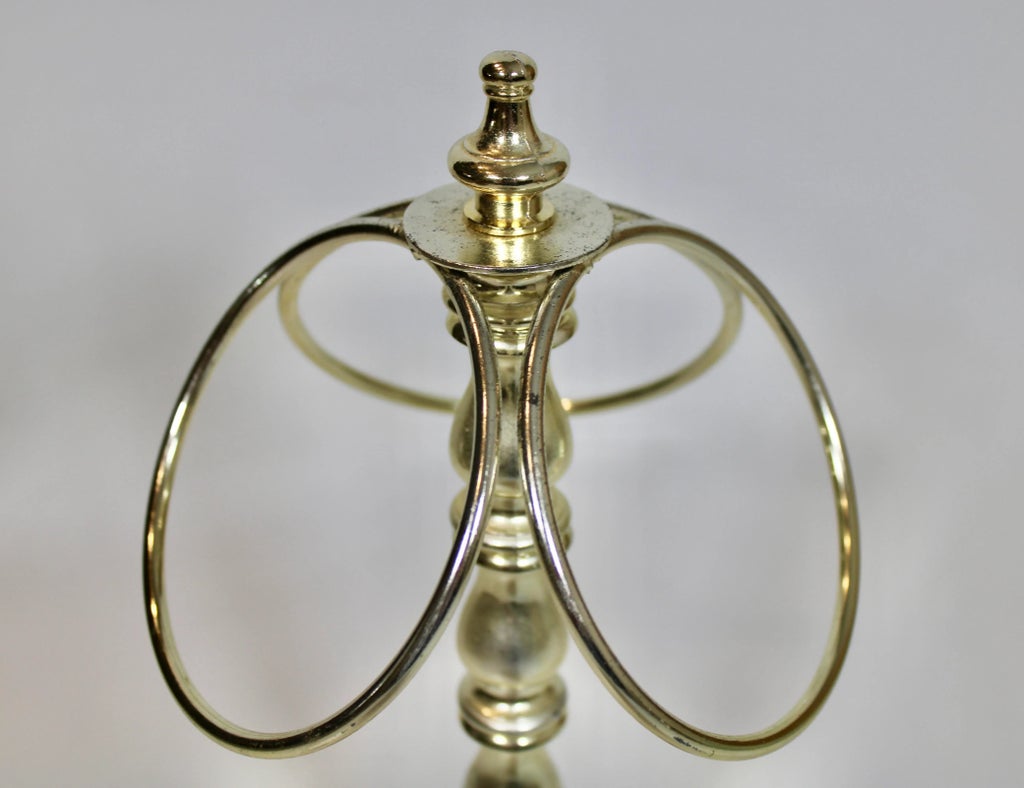 ヴィンテージ ハリウッドリージェンシー タオルホルダー Vintage Hollywood Regency Metal Towel Holder | Chairish