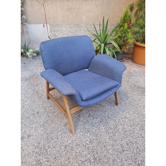 Mid-Century Modern Model 849 Lounge Chair by Gianfranco Frattini for Cassina For Sale - Image 3 of 10
