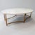 Metal Vintage Marble Coffee Table For Sale - Image 7 of 9