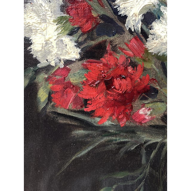 Margit Kereztes, Flower Bouquet, Early 1900s, Oil on Canvas, Framed For Sale - Image 7 of 15