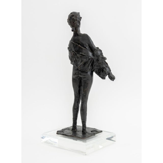Giacomo Manzu "Ballerina" Patinated Bronze, 1962 For Sale - Image 11 of 12