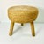 Hollywood Regency Mid-Century Boho Chic Coastal Hollywood Regency Woven Jute 3-Leg Low Stool. For Sale - Image 3 of 11