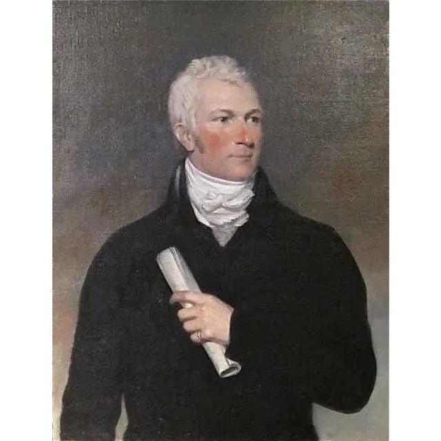 Portraiture Period Portrait of a Handsome American Gentleman For Sale - Image 3 of 8