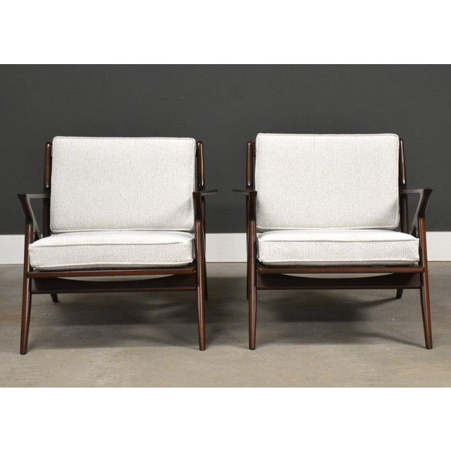 1950s 1950s Poul Jensen for Selig Z Lounge Chairs - A Pair For Sale - Image 5 of 11