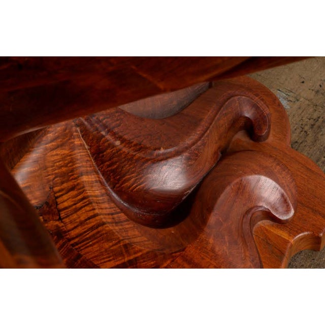 Neo-Art Nouveau Dining Table in Mesquite by Arroyo Design For Sale - Image 9 of 10