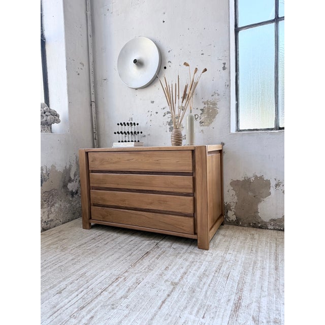 Elm Commode from Maison Regain, 1960s For Sale - Image 3 of 18