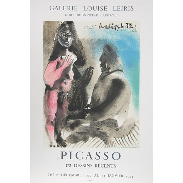Pablo Picasso, Spanish (1881 - 1973) 172 Dessins Recents: Galerie Louise Leiris Year: 1972 Offset Lithograph Poster 30 in....