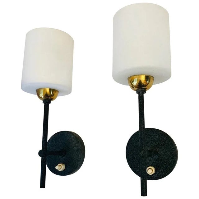 Lunel French 1960s Wall Lights - A Pair For Sale - Image 13 of 13