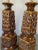 Mid-Century Modern Vintage Large Ceramic Brown Drip-Glazed Retro Pottery Table Lamps - a Pair For Sale - Image 3 of 13