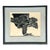 Wood Vintage Framed Hawk Woodcut Art For Sale - Image 7 of 12