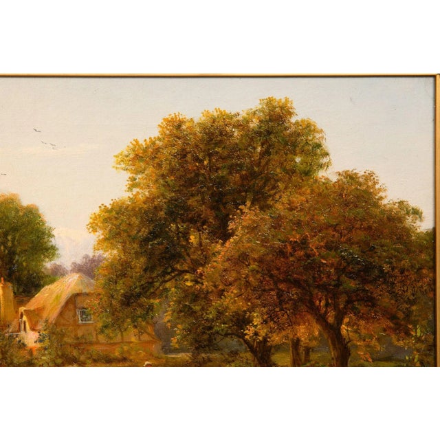 Early 20th Century English Antique Landscape Painting of Sheep by Henry Maidment (Fl. 1889-1914) For Sale - Image 5 of 18