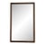 Vintage Mid-Century Modern Wood Frame Wall Mirror. For Sale
