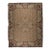 9x12 Vintage Aubusson Flat Weave Wool Rug, Brown Baroque Medallion For Sale