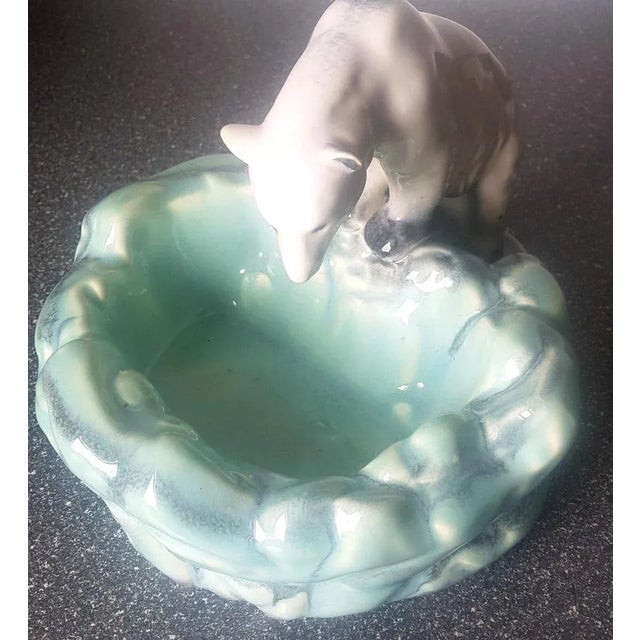 Ceramic Bowl with Polar Bear by Ditmar Urbach For Sale - Image 3 of 7