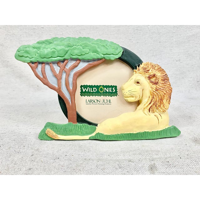 Vintage Children’s Lion Picture Frame Chairish