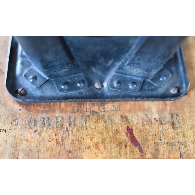 Industrial Factory Stools from Rowac, 1920s, Set of 3 For Sale - Image 12 of 17