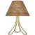 Transitional AERIN by Visual Comfort Signature Jeanne 13" Cordless Accent Lamp in Gild with Natural Wicker Shade For Sale - Image 3 of 3