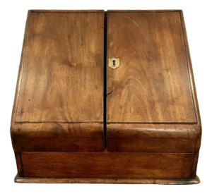 Victorian Mahogany Stationary Box, 1860s