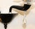 Contemporary Black Scarlatti Sconce by Venini of Murano For Sale - Image 3 of 4