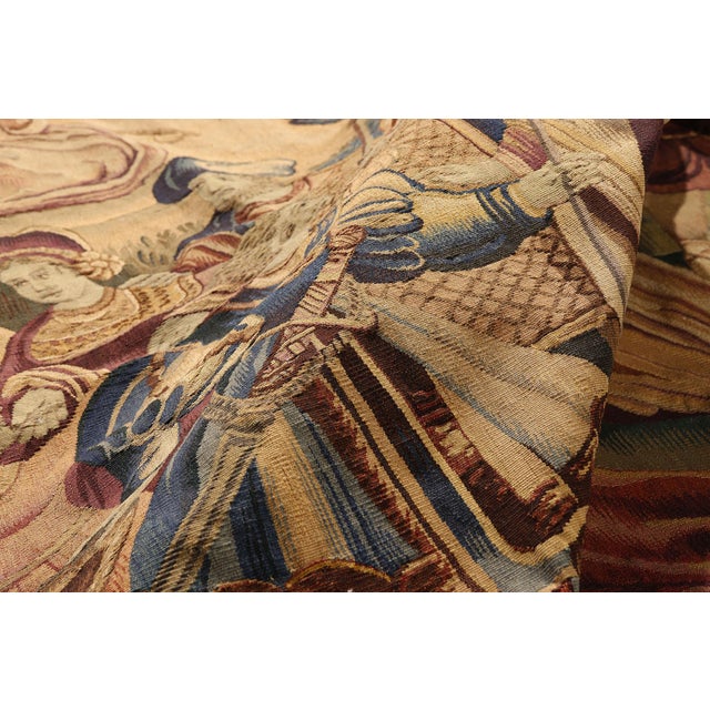 Antique French Tapestry, 07'08 X 08'11 For Sale In Dallas - Image 6 of 10