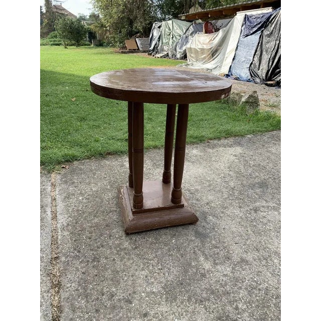 A stunning, 1930s Art Deco coffee table or smoking table, from Hungary. Original brown table