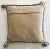 Farmhouse Woven Tan Pillow For Sale - Image 3 of 4