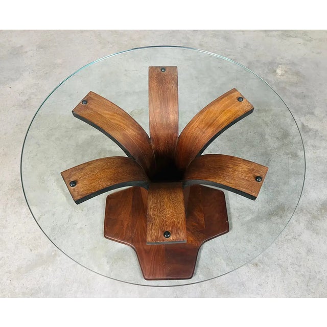 1960s Mid-Century Bentwood Walnut Side Table by Kohler 1960s For Sale - Image 5 of 6