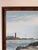 Wood Vintage Cosman Coastal Lighthouse Impressionist Oil Painting on Masonite Board – Framed For Sale - Image 7 of 18