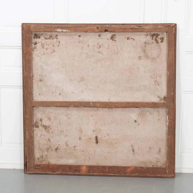 Textile French 19th Century Framed Painting of St. Francis of Assisi For Sale - Image 7 of 9