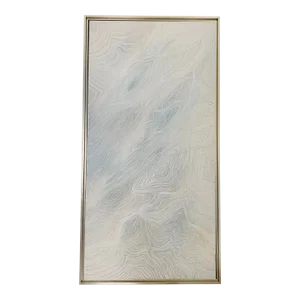 "Geode-Ish 1" Contemporary Original Abstract Painting by Solveig Tank, Framed