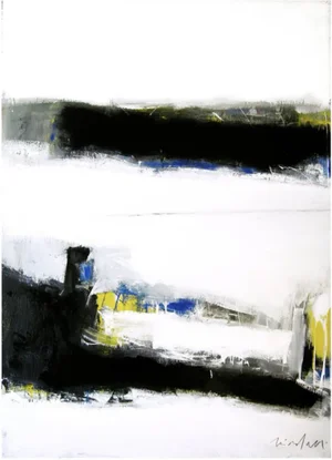 Victor Mirabelli Abstract "The Crossing" Painting