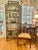 Chinoiserie Vintage Hollywood Regency Chinoiserie Metal Faux Bamboo Pagoda Etagere For Sale - Image 3 of 11