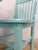 Vintage Bistro Set Turquoise Blue Counter Height Table Two Chairs Outdoor/Indoor For Sale - Image 14 of 16
