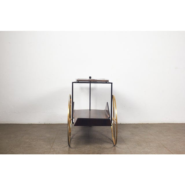 Vintage Brazilian Trolley by Jorge Zalszupin, 1960s For Sale - Image 6 of 18