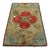 Rug & Kilim Antique Hooked Rug With Floral Medallion in Red and Green | Rug & Kilim For Sale - Image 4 of 8