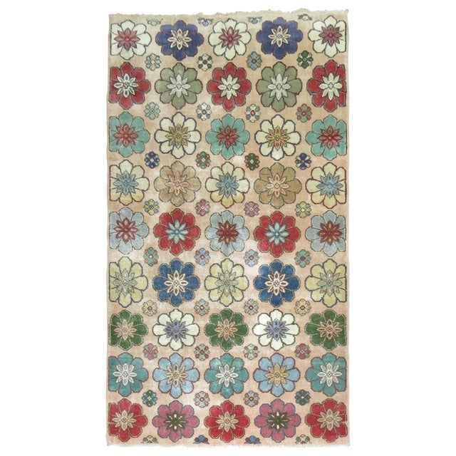 Vintage Turkish Deco Rug - 5'11" x 10'5" For Sale - Image 15 of 18