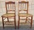 Victorian Pair Victorian Mahogany Spindle and Cane Seat Side Chairs With Custom Cushions For Sale - Image 3 of 7