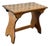 Vintage Vermont Solid Maple Wooden Bench/ Side Table For Sale