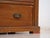 Antique central european four-drawer chest of drawers in cherry-stained wood, made in central europe in the early 20th...