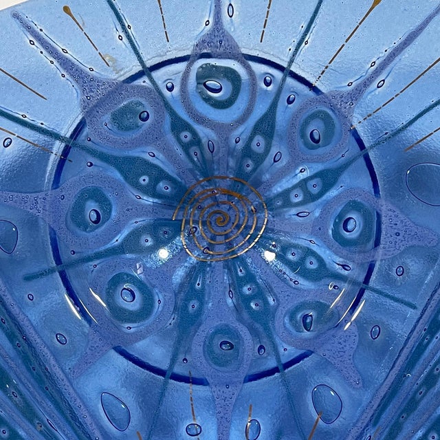 Higgins Fused Glass Tidbit Tray For Sale In Chicago - Image 6 of 9