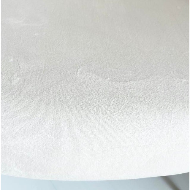 Italian White Velvet Chair For Sale - Image 6 of 10