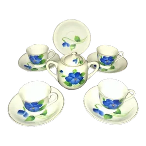 Circa 1930s Vintage Noritake Tea Set - 10 Pieces