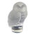 Lalique France Chouette Owl Figurine Frosted and Clear Crystal Paperweight 5198b For Sale